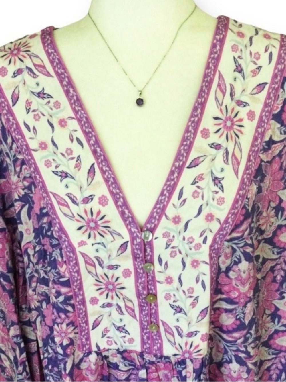 AVEOLOGY Boho Floral Tunic Dress / Tunic Top – Plus 3X/4X – NWT - Picture 6 of 15